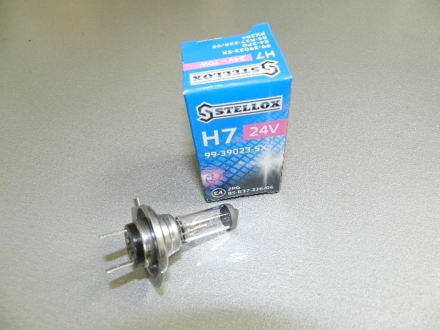 Лампа галогенная H7 24V нов. 