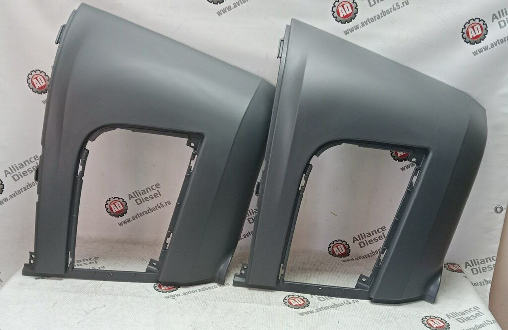 Угол бампера облицовка фары накладка наружн. лев. нов. 