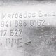 Декоративная накладка лобового стекла лев. б/у - 2